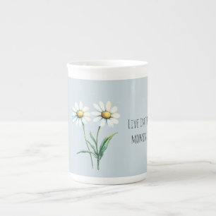 Madeliefjes Bloemen Leven in het moment Porselein Kop