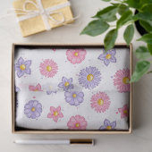 Madeliefjes Bloemen Tissuepapier (Geschenk)