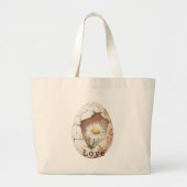 Madeliefjes Bloemenei Grote Tote Bag (Voorkant)