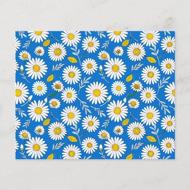 Madeliefjes bloempatroon (Voorkant)