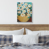 Madeliefjes bloemstuk canvas afdruk (Insitu (Slaapkamer))