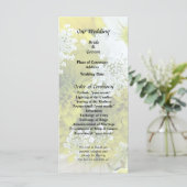 Madeliefjes, chrysanten en kantbloemen Boeket Programmakaart (Staand voorkant)