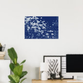 Madeliefjes - Cyanotype Effect Poster (Thuiskantoor)
