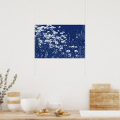 Madeliefjes - Cyanotype Effect Poster (Keuken)