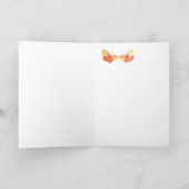 Madeliefjes die het Gelukkige Wenskaart van de Kaart (Binnen)