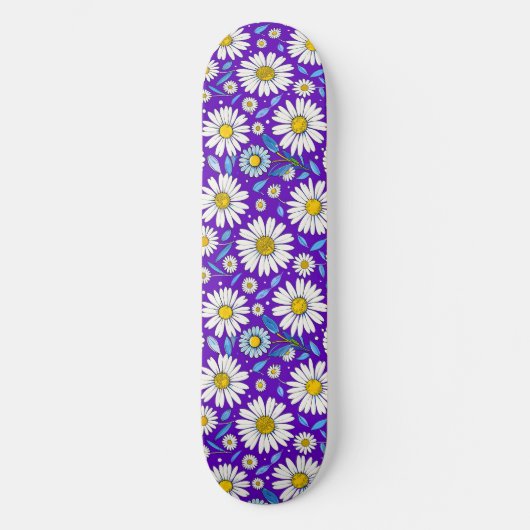 Madeliefjes en Bladeren Persoonlijk Skateboard (Voorkant)