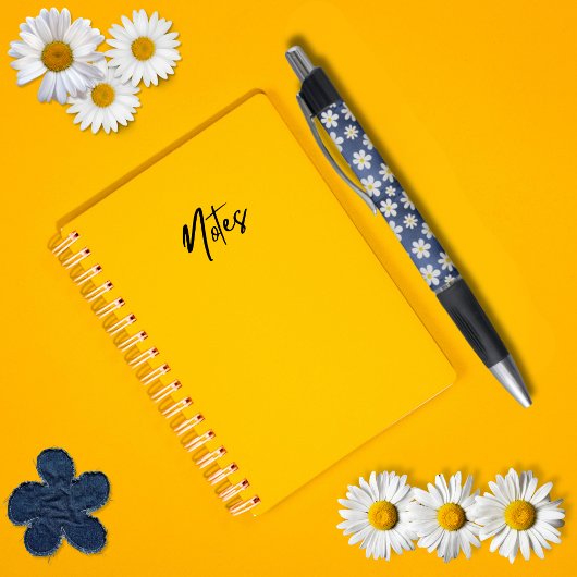 Madeliefjes en Denim Pen