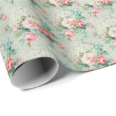 Madeliefjes en Rozen Cadeaupapier (Rol Hoek)