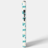 Madeliefjes en Stippen - Turquoise en Geel Case-Mate iPhone Case (Achterkant / Links)