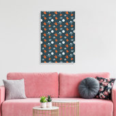Madeliefjes en Vlinders Canvas Afdruk (Insitu (Woonkamer))