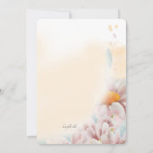 Madeliefjes Foto Uitnodiging (Achterkant)