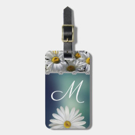 Madeliefjes Gebloemde Knoop Touw Trim Monogram Bagagelabel