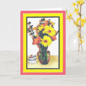 MADELIEFJES GERBER KAART (Gele Bloem)