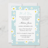Madeliefjes Het Is Een Jongen Baby Shower Kaart (Voorkant)