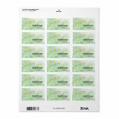  madeliefjes in een veldfoto etiket (Full Sheet)