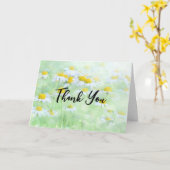  madeliefjes in een veldfoto kaart (Gele Bloem)