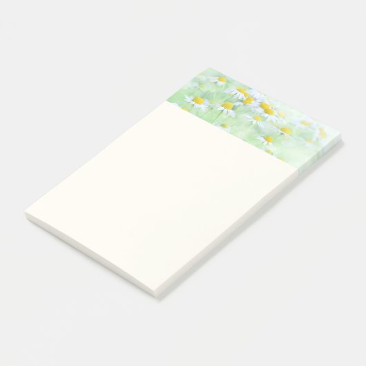  madeliefjes in een veldfoto post-it® notes (Schuin)