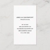  madeliefjes in een veldfoto visitekaartje (Achterkant)