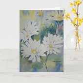 Madeliefjes in het Wenskaart van de Lente Kaart (Gele Bloem)