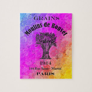 Madeliefjes in regenboogkleuren & Franse graanzak Legpuzzel