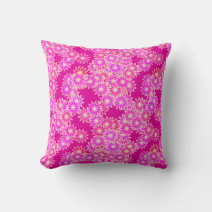 Madeliefjes in tinten roze en orchidee kussen