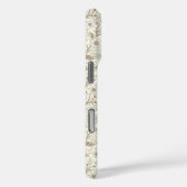 Madeliefjes in wit en bruin op gebroken wit Case-Mate iPhone case (Achterkant / Rechts)