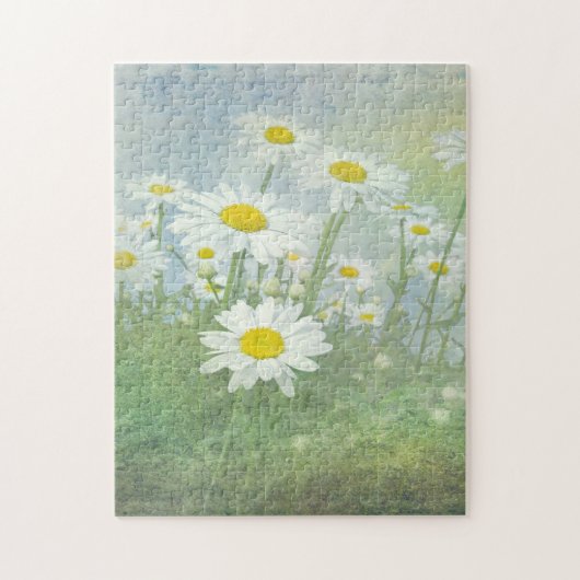 madeliefjes in zomertuin legpuzzel (Verticaal)