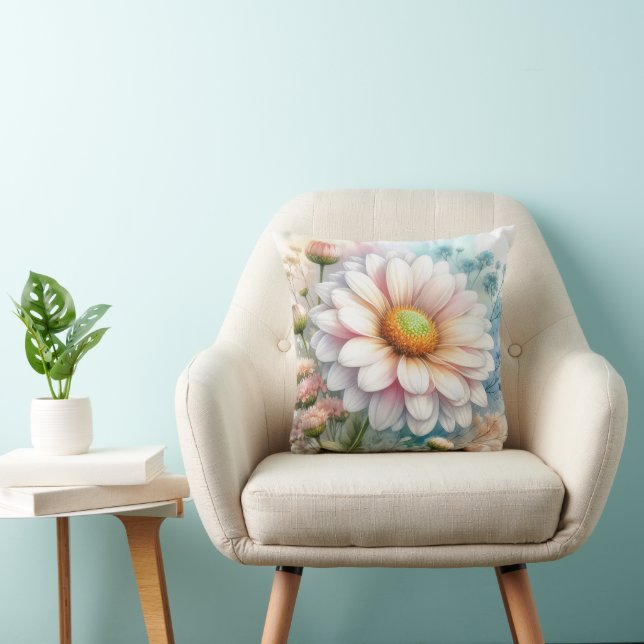 Madeliefjes Kussensloop Bloemendecoratie voor Thui Kussen (Stoel)
