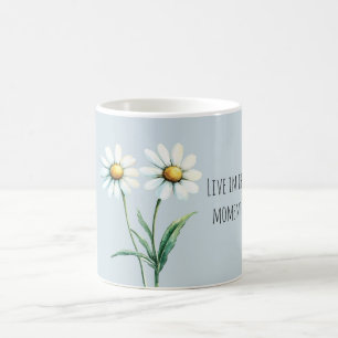 Madeliefjes leven in het moment koffiemok