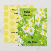 Madeliefjes Madelief Kunst Tuin Bruiloft Bruidsfee Kaart (Voorkant / Achterkant)