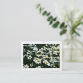 Madeliefjes, Mini Fotokaart Visitekaartje (Staand voorkant)