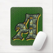 Madeliefjes Monogram Initiaal A Muismat (Met muis)