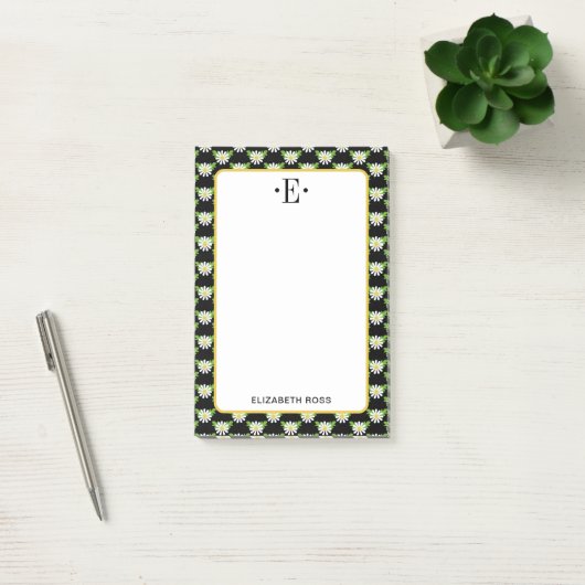 Madeliefjes Monogram Post-it® Notes (Kantoor)
