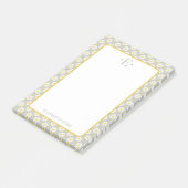 Madeliefjes Monogram Post-it® Notes (Schuin)