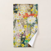  madeliefjes - Natuur geïnspireerde bloemenkunst - Bad Handdoek (Handdoek)