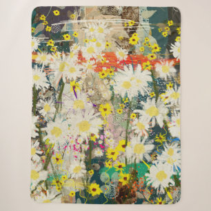 madeliefjes - Natuur geïnspireerde bloemenkunst - Sherpa Deken