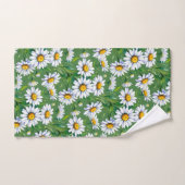 Madeliefjes op het weiland. Waterverf. Handdoek (Handdoek)