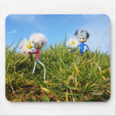 Madeliefjes plukkende fubby's. muismat (Voorkant)