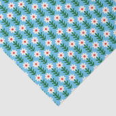 Madeliefjes Rood, Groen & Blauw Tissuepapier (Detail)