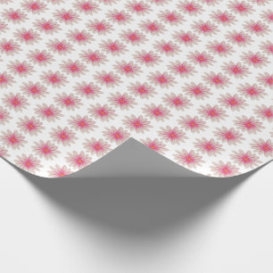 Madeliefjes Roze Cadeaupapier