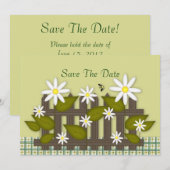 Madeliefjes Save The Date (Voorkant / Achterkant)