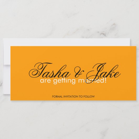 Madeliefjes Save the Date Aankondiging (Achterkant)