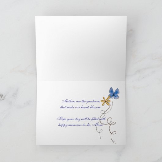 Madeliefjes voor Mamma Kaart (Binnen)