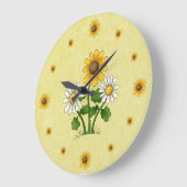 Madeliefjes Wandklok (Hoek)
