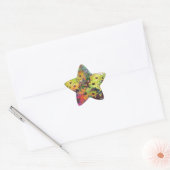 madeliefjes Waterverf scène Ster Sticker (Envelop)