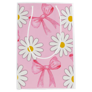 Madeliefjesbloem en strik cadeautas
