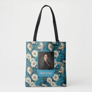 Madeliefjesbloemblad Vrouwelijke Verjaardag Modern Tote Bag