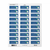 Madeliefjesboeket Adres Verzendlabels Etiket (Full Sheet)