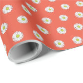 Madeliefjespatroon Cadeaupapier (Rol Hoek)