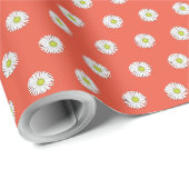 Madeliefjespatroon Cadeaupapier (Rol Hoek)